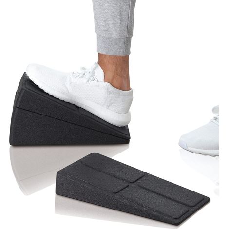 Dreier-Set 30 cm (12 Zoll) lange, schräge Beinpressbretter, ideal für die Physiotherapie. Lindert Plantarfasziitis, Fersen- und Fußschmerzen sowie Schmerzen in Schienbein und Wade. Das keilförmige Bre (1/4)