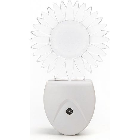Lampada da notte a Led Sun da presa 0,5W RGB con sensore Aigostar (1/4)