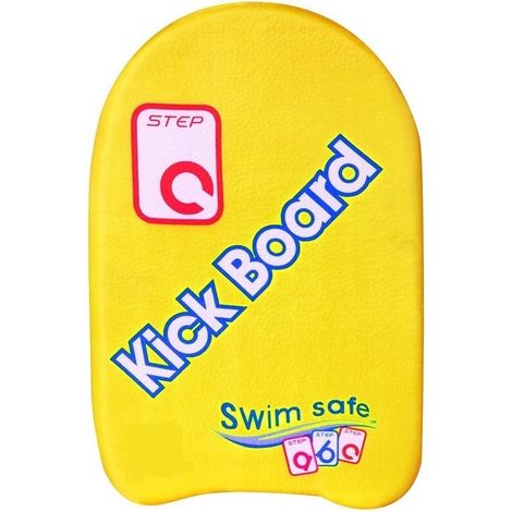TRADE SHOP - Tavoletta Nuoto Per Bambini 43 X 30 Cm Colore Giallo Kick Board Swim -