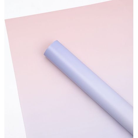 Fogli di lamina floreale - "Sfumatura" lilla + rosa - 50x58 cm - 20 pezzi
