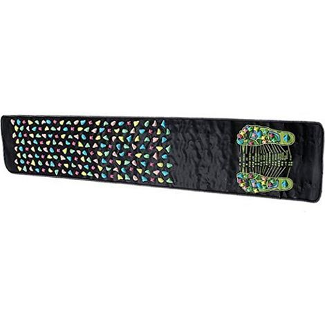 Tapis de Massage des pieds Walk Stone, coussin pliable facile à ranger, 170x3 5cm/66,9x13,8 pouces (1/5)