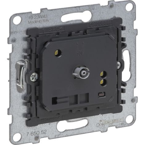 LEGRAND, SEANO 765052 THERMOSTAT ÉLECTRONIQUE DE SOL, INSERT, 1 FERMETURE LIBRE DE POTENTIEL, COURANT DE COMMUTATION : 16 A COS