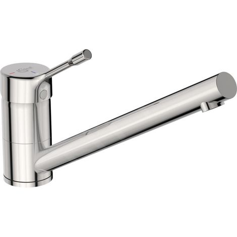 Mitigeur de cuisine IS Ceralook, longueur 230 mm, finition inox (1/2)