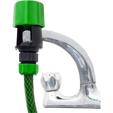 ECYC® Kitchen Garden Watering Hose Connector Adapter Tool, ABS Plastic, Green (1/5)