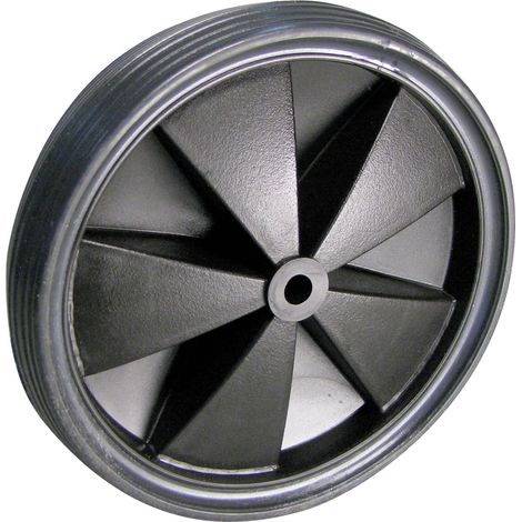 Roue PVC noire 150 x 36 x 8 mm – Pour matériel d'atelier – Rainure ActionPro – Charge maximale élevée – Dörner + Helmer