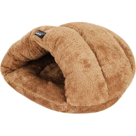 Kennel Cat Bed Dog Sleeping Bag Plush Nest Small Medium Dog Puppy House Indoor Triangle Cushion Basket Sofa Bed Pet Blanket Foldable Blanket (1/5)