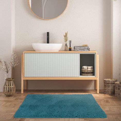 Tapis de bain Sky Soft, Bleu marine, 50 x 80 cm