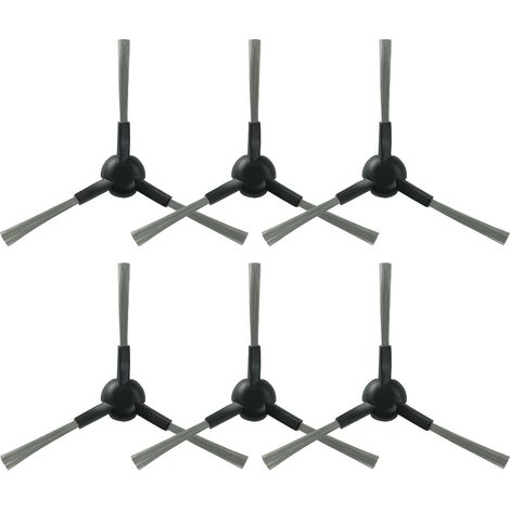 Cepillos laterales de repuesto para aspiradoras Dreame L10s Ultra Gen 2/L10s Pro Ultra Heat/L40s Ultra CE/L40s Ultra AE/L10s Pro Ultra/L20 Ultra/X30 Ultra/Mova E30 Ultra (paquete de 6) (1/5)