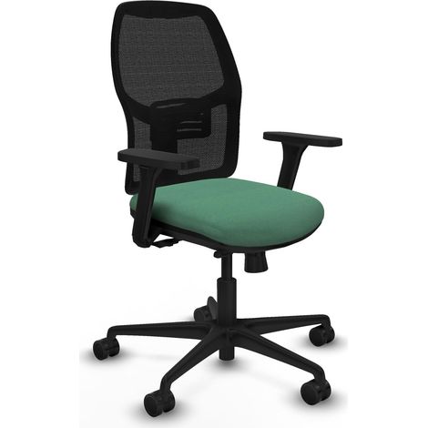 Silla de oficina piqueras y crespo Alfera negra ergonómica (1/2)