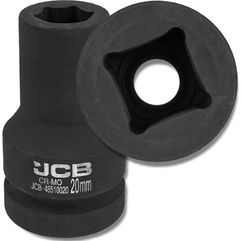JCB IMPACT Steckschlüssel tief 1" 20 mm 6-Punkt Cr-Mo
