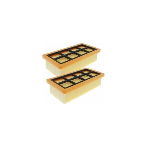 Filtre plissé plat pour aspirateurs Kärcher AD3.000, AD3.200, AD4, 2 pièces (1/5)