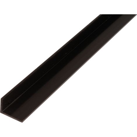 PROFILO ANGOLARE 20X25X1000MM PVC NERO