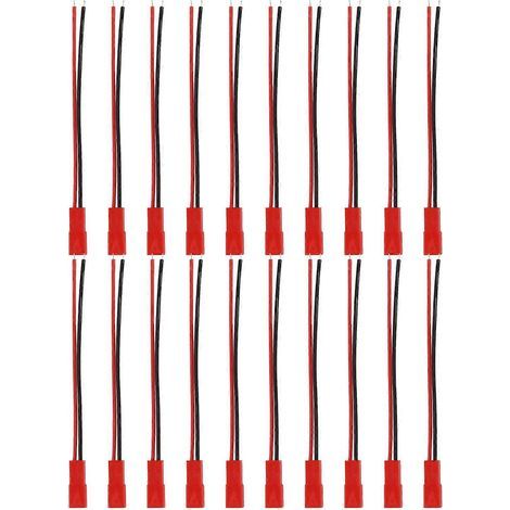 10 paires de connecteurs JST mâle/femelle pour batterie LiPo RC (1/5)