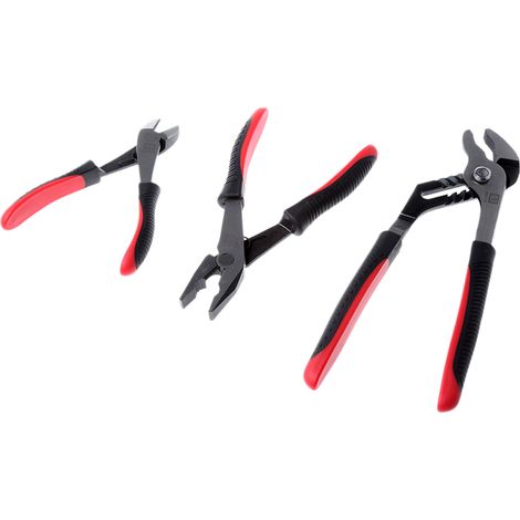 Jeu de pinces RS PRO, L. (hors tout) 300 mm, 3 pièces ( Prix pour 1 Jeu ) (1/3)