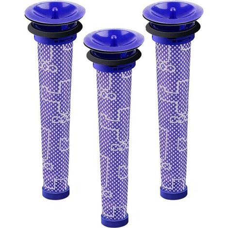 Filtre Dyson V6,Préfiltre dyson dc62 v6 v7 v8, Aspirateur,Accessoires Rechange Filtre Pré Moteur AIPERQ (1/4)