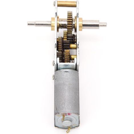 Moteur à Engrenage Hélicoïdal Réducteur de Vitesse, Moteur Électrique pour Jouets, DC 3-24V, 7.5 tr/min, Usage Polyvalent (1/5)