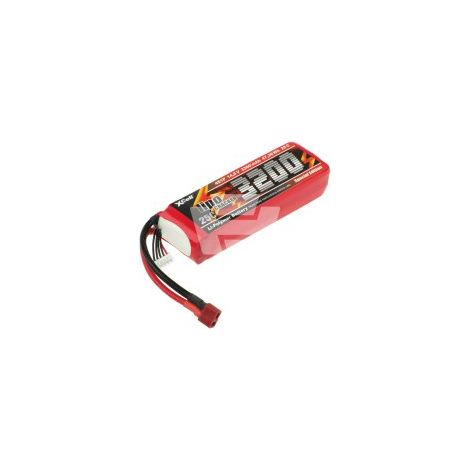 XCell LiPo Cracker 14,8 V/3200 mAh 4S1P, 25C, presa a T