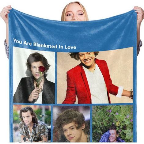 Tapis étoilé personnalisé Harry Styles BL602C-2, 120x150 cm, moquette décorative douce pour chambre (1/3)