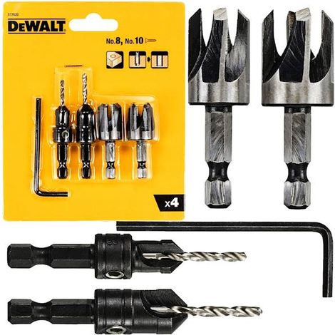 Set di 4 svasatori Dewalt.