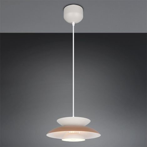 Conception de la lampe suspendue Amarila marron moka Ø 40cm - R36841965 (1/3)