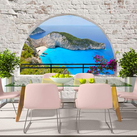 Papier peint l'île de zakynthos - 200 x 140 cm (1/4)
