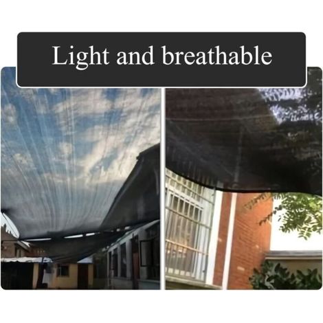 90% UV-Schutznetz, beständig für Pergolen, Gewächshäuser und Sonnenschutz, 3 x 8 m. (1/5)