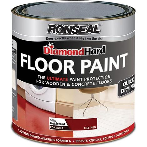 Diamond Hard Floor Paint White 2.5 Litre