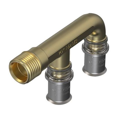 Wavin Winkel Tigris M5 16mm x 3/4 AG, 90 Grad - 7738338617 von Buderus