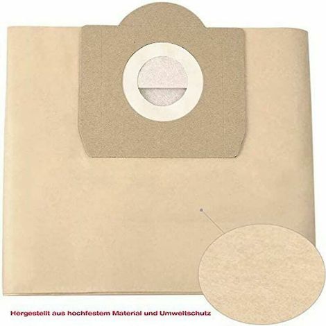 Kit 10 sacchi filtranti per aspirapolvere acqua e polvere, compatibili WD3/WD3P, alta efficienza (1/3)