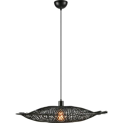 Suspension en bambou tresse 75 cm 1xe27 40w max noir mat - markslojd - kumo 88854940 88854940 88854940 88854940 (1/3)
