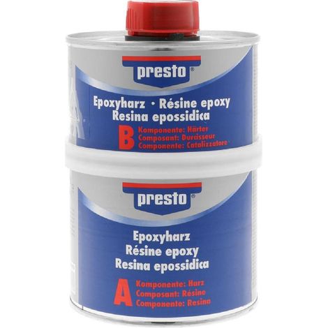 Résine époxy avec durcisseur 500 g presto