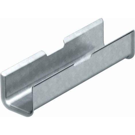 OBO Bettermann Auget long pour support de fixation 150x33x34,5 acier galvanisé par bande, 2207184 (1/2)