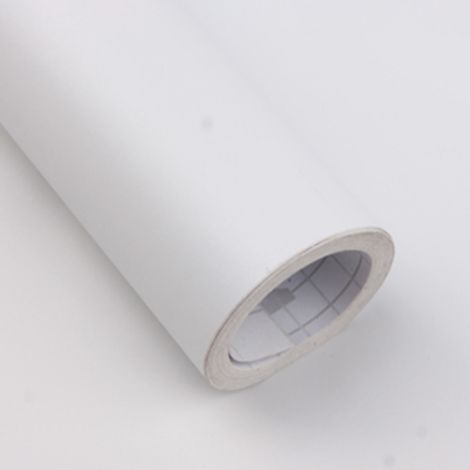 Papier peint noir et blanc mat, papier peint uni noir et blanc, revêtement adhésif vinyle pour étagères et tiroirs, papier peint amovible pour comptoirs (1/5)