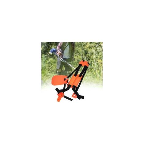 Sangle d'épaule pour tondeuse, harnais double pour débroussailleuse, ceinture en nylon pour tondeuse à gazon, pour la plupart des modèles de taille-bordures, coupe-bordures, scies à brosse, tronçonneu