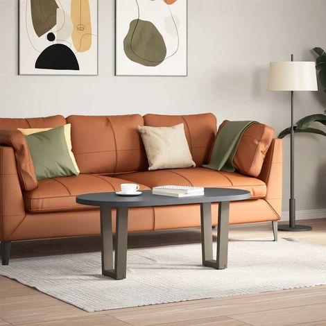 Maison Exclusive - Couchtischbeine V-Form 2 Stück Naturstahl 28x(