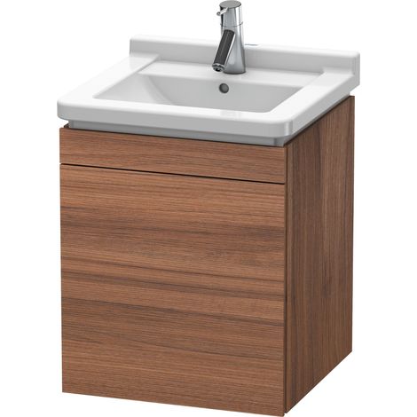 L-CUBE mobile lavabo 447x460x558mm apertura sinistra noce naturale (1/4)