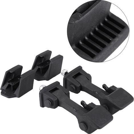 Satz mit 2 Sicherheitsverriegelungen inklusive Halterungen für die Motorhaube des Jeep Wrangler JK (2007–2016), Teilenummer 55395653AF (1/5)