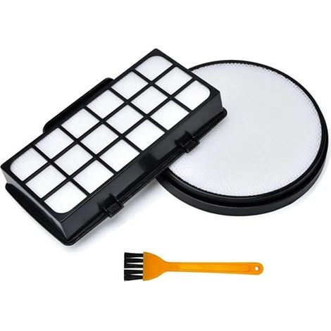 Kit di aggiornamento comprensivo di filtro e piccola spazzola gialla, compatibile con l'aspirapolvere Rowenta ZR006001 RO6984EA. (1/4)