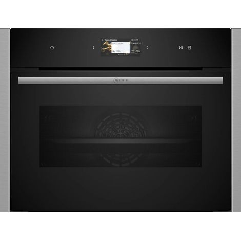 horno combinado de vapor integrado 47l 60cm a+ ecoclean negro - C24FS31N0 - Neff -