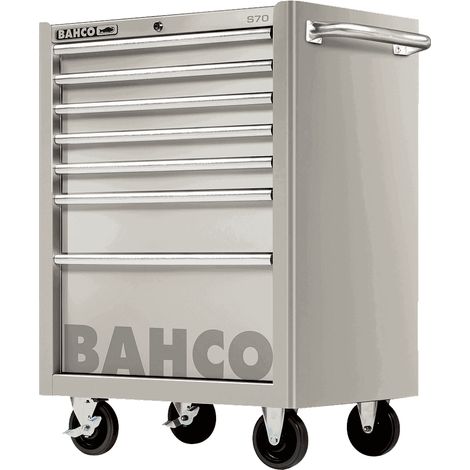 BAHCO - Servante avec 7 tiroirs en acier inoxydable 26", 958 mm x 501 mm x 677 mm (1/5)