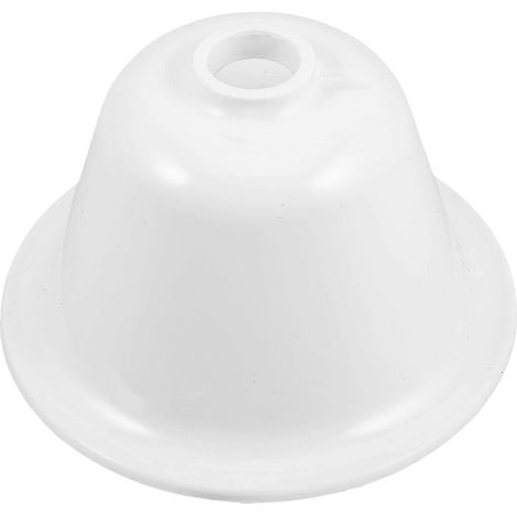 Cache-ventilateur de plafond anti-poussière, design minimaliste, pour usage domestique, 14 x 14 x 8,5 cm, 1 pièce (1/2)