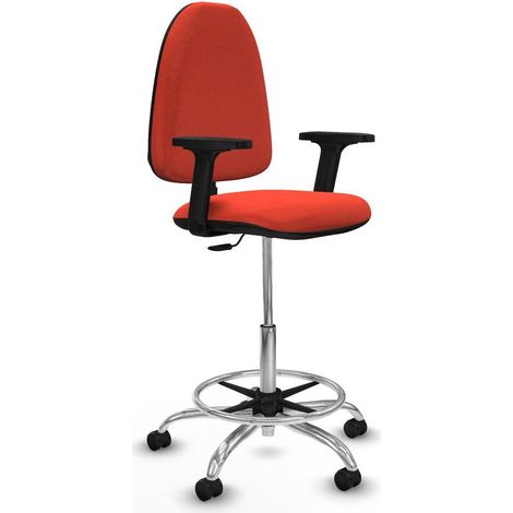 Piqueras y Crespo B2D05RP Chaise de Bureau Orange Foncé