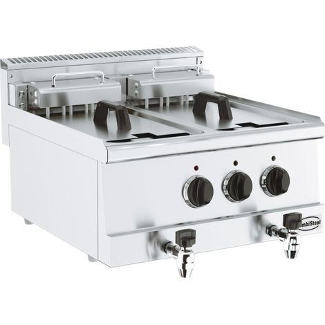 Friteuse électrique 2 x 10 l - Combisteel (1/2)