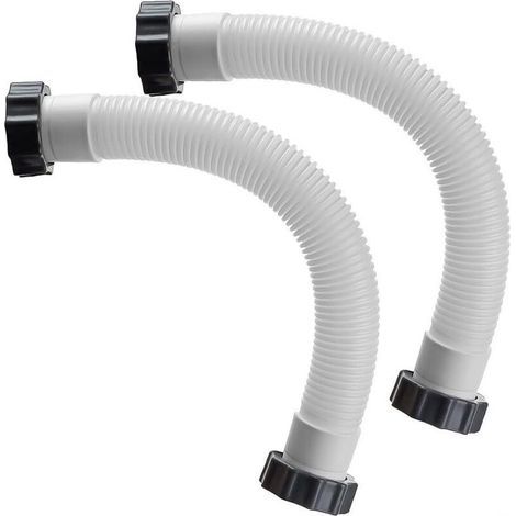 2er-Pack Ersatzschläuche für 38-mm-Poolfilterpumpen, 11535 Ersatzanschlussschlauch für Intex 16"-Sandfilterpumpen und Salzwassersysteme - OUYLAF (1/5)