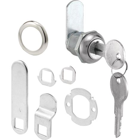 Serrure de tiroir et d'armoire, en acier inoxydable, 1,6 cm (1/4)
