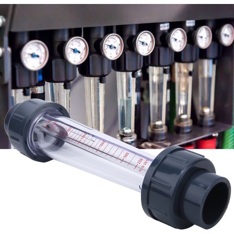 Débitmètre de liquide LZS-25(D) 2502500 L/h, en plastique ABS, haute précision (1/5)