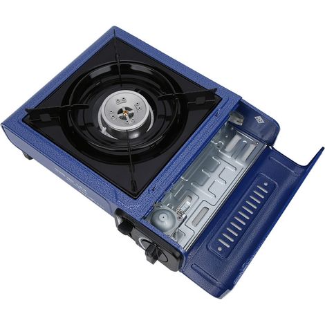 Réchaud à gaz portable MS-520 pour camping, coupe-vent, idéal pour les barbecues d'extérieur. (1/5)