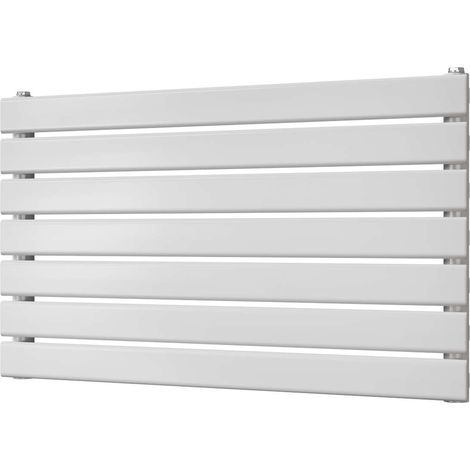 Typhoon Axis - White Horizontal Radiator H476mm x W800mm Single Panel (1/3)