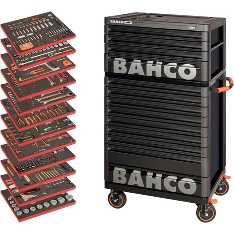 Bahco XLARGE XLARGE Tool Trolley General Purpose Tool Kit, 560 Piece BAHXLARGE