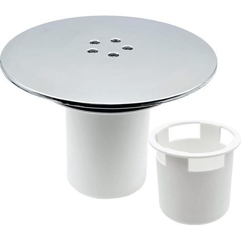 Shower Drain, 90mm/115mm Shower Drain, Shower Siphon Cover Replacement, Universal Shower Drain Cover, Shower Inlet Cover (1/4)